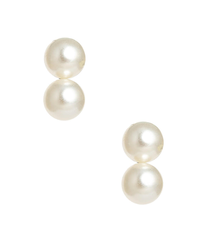 Large Belle - Double Pearl earrings - Belle of  the Ball