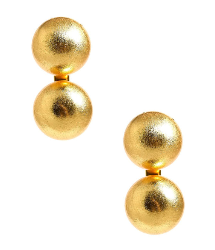 Large Belle Stud - Brushed Gold - Belle of the Ball