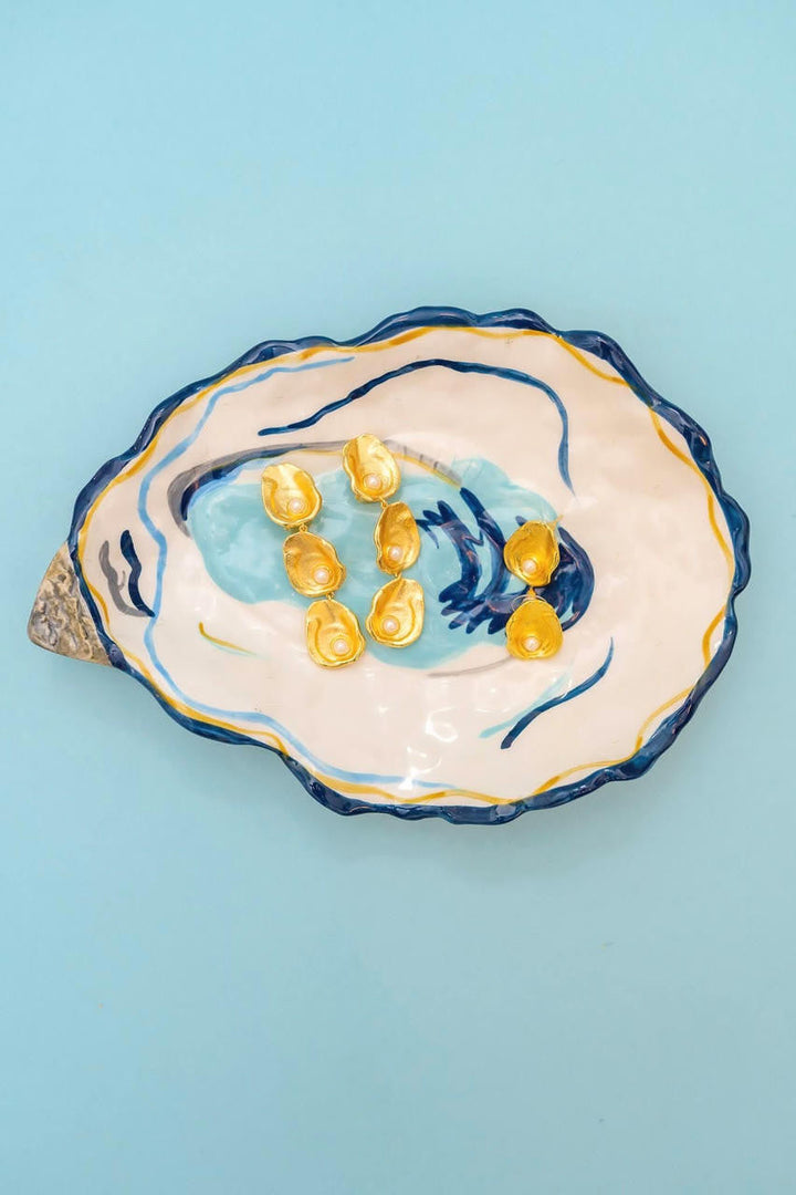 Oyster Triple - Earring