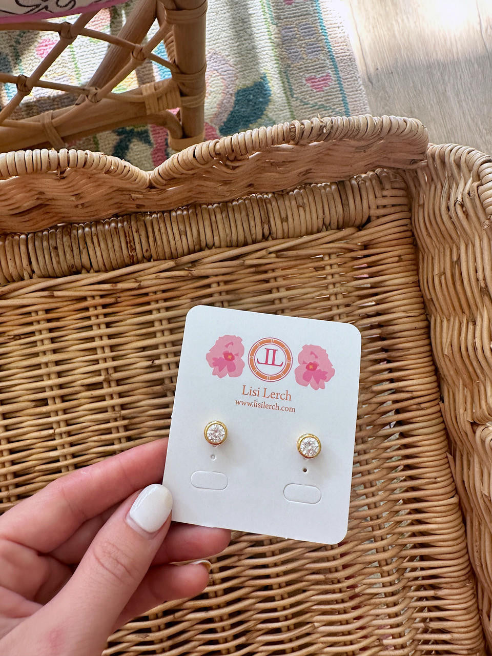 The Baby Bezel Stud - Amy Littleson Collection