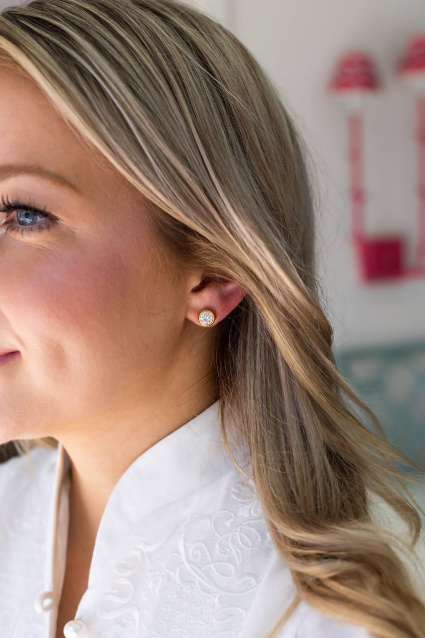The Baby Bezel Stud - Amy Littleson Collection