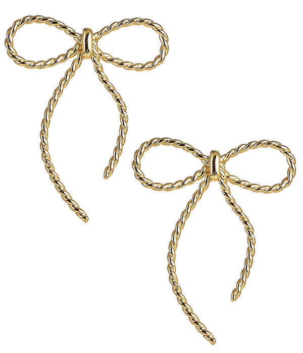 Tory Bow Earring