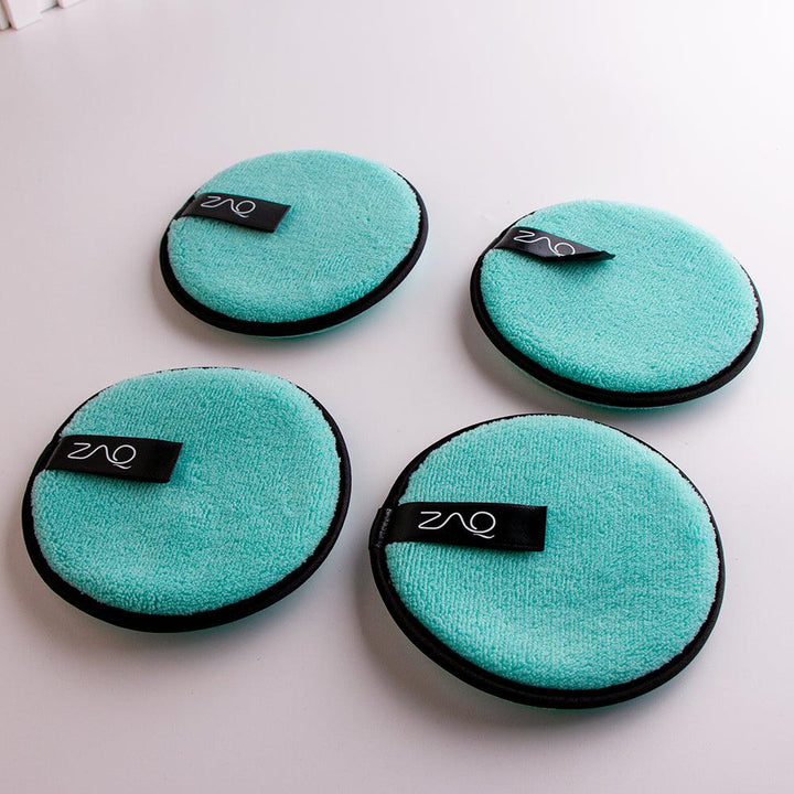 ZAQ Reusable Makeup Remover Pads 4pack with Spa facial Headband by ZAQ Skin & Body