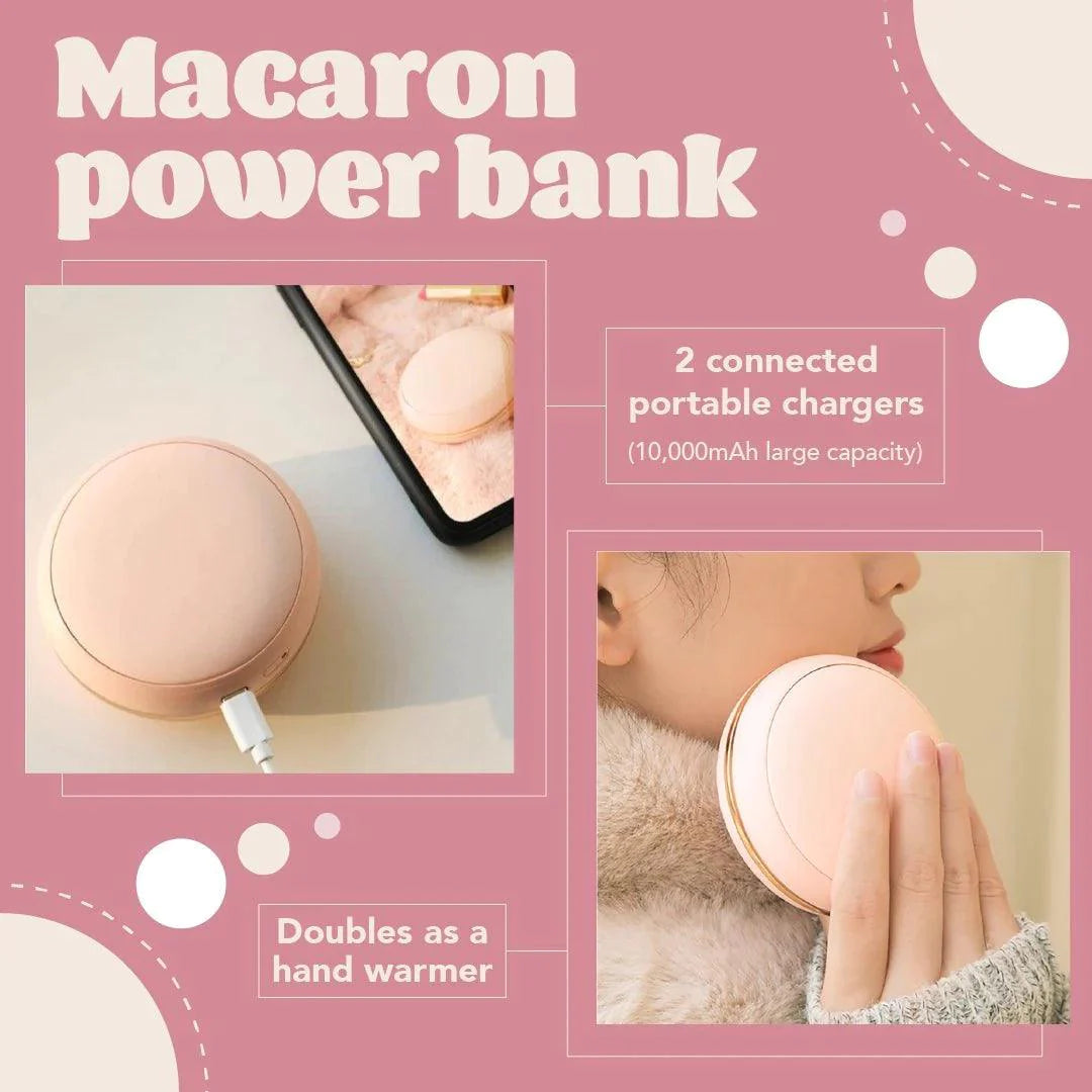 Macaron Power Bank / Hand Warmer / Mirror by VYSN