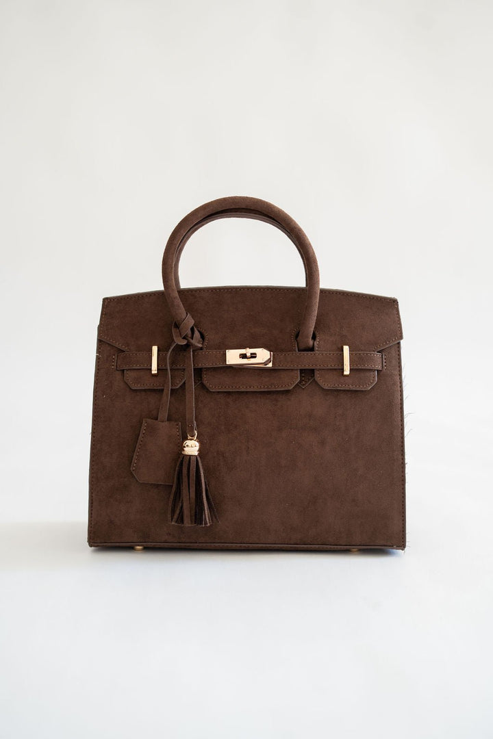 Margo -  Faux Suede Handbag