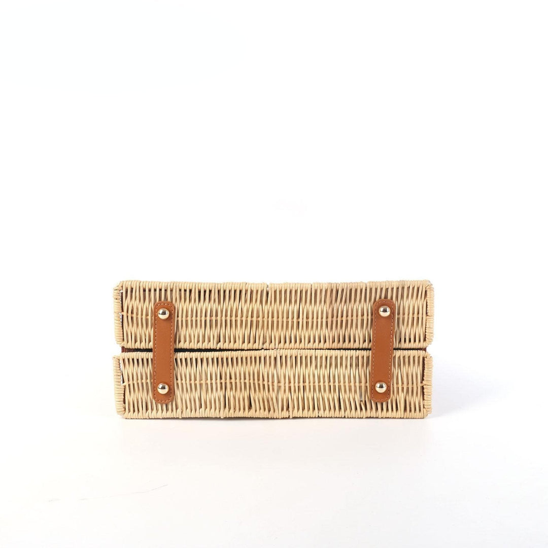 Margo Camel -  Wicker Handbag