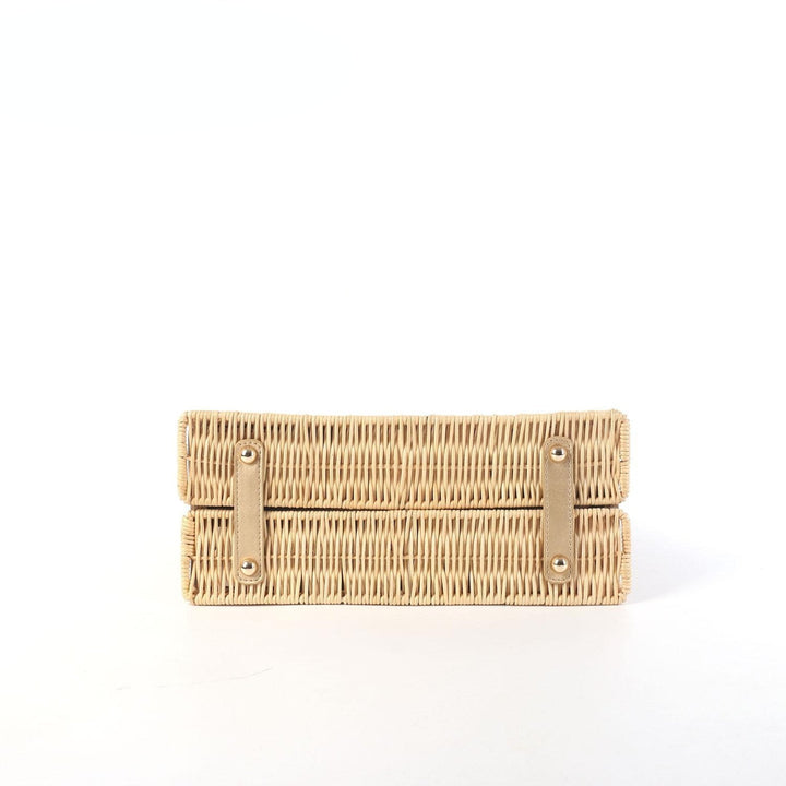 Margo Camel -  Wicker Handbag