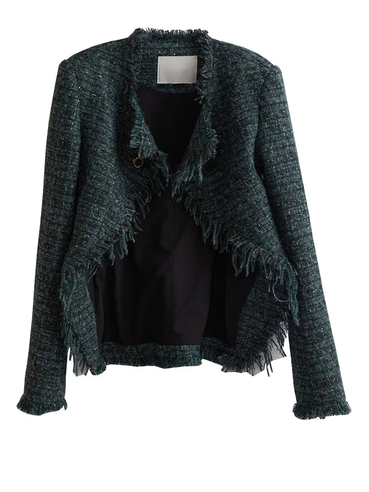 Marriagie Frayed Tweed Jacket by Marigold Shadows