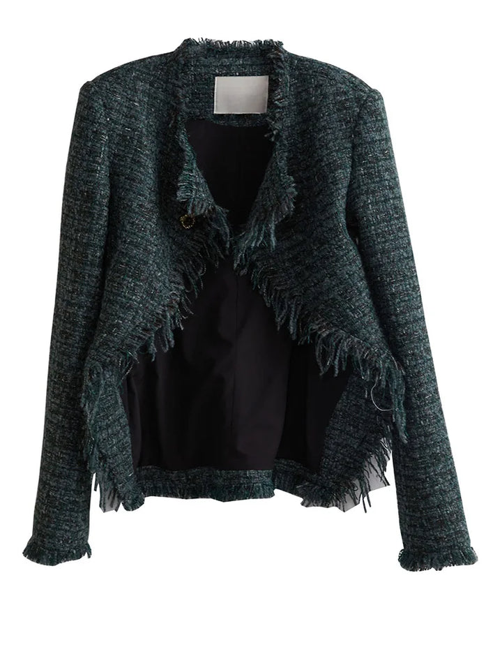 Marriagie Frayed Tweed Jacket by Marigold Shadows