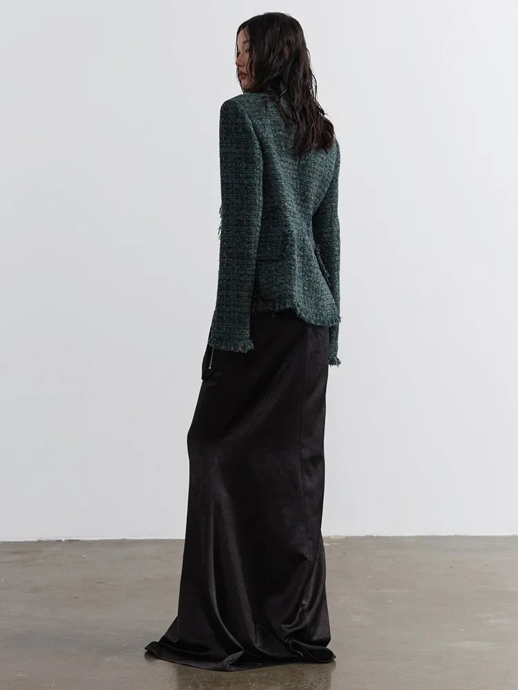 Marriagie Frayed Tweed Jacket by Marigold Shadows