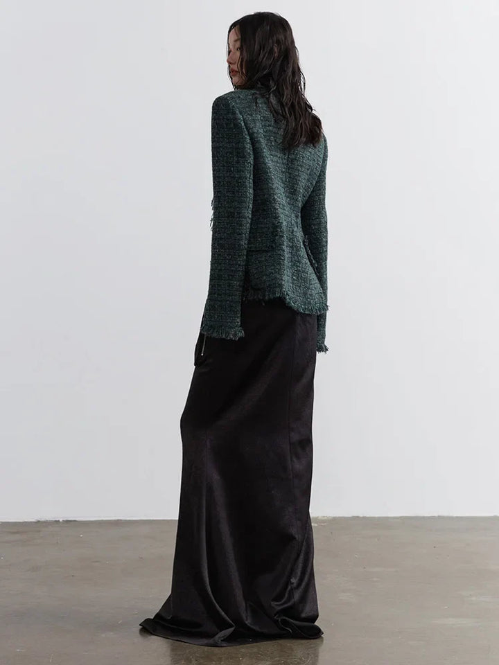 Marriagie Frayed Tweed Jacket by Marigold Shadows