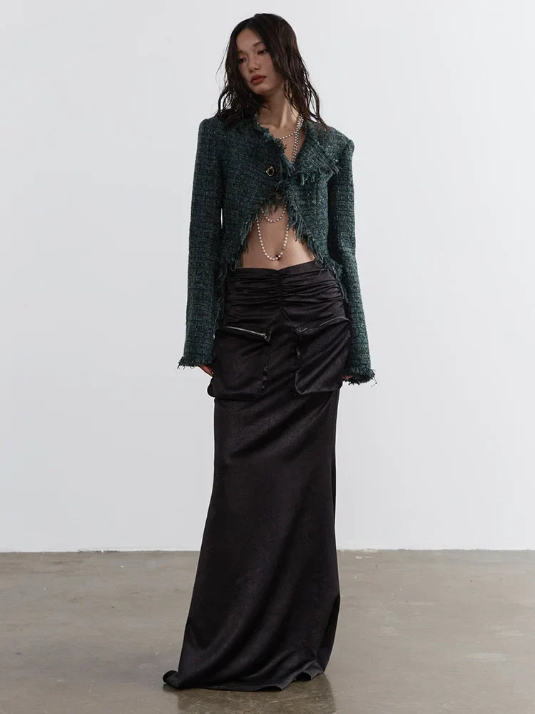 Marriagie Frayed Tweed Jacket by Marigold Shadows