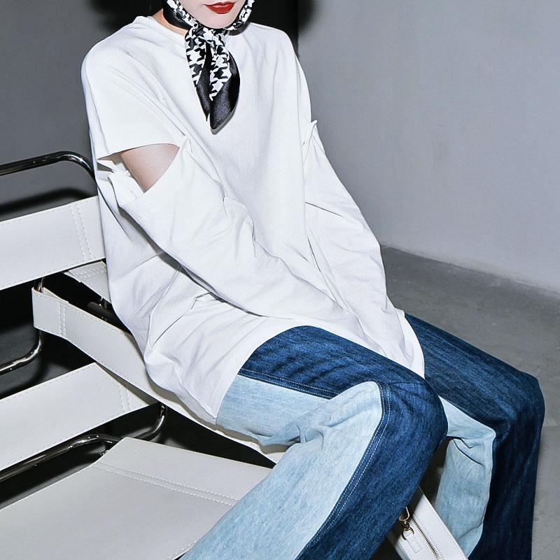 Sawako Loose Denim Wide Leg Pants by Marigold Shadows