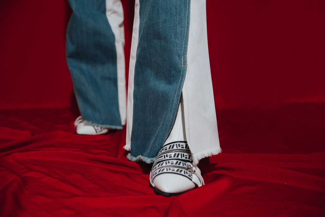 Sawako Loose Denim Wide Leg Pants by Marigold Shadows