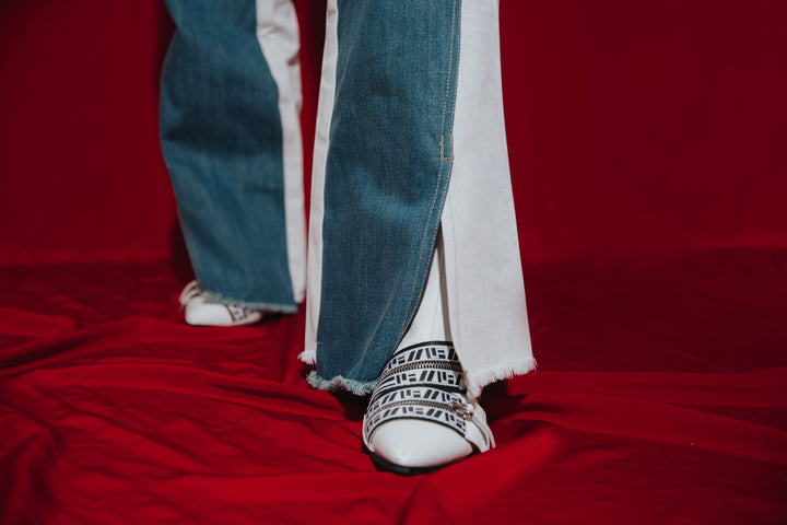 Sawako Loose Denim Wide Leg Pants by Marigold Shadows