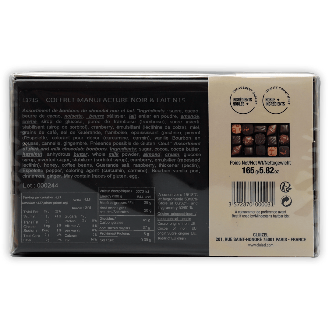 Michel Cluizel 15-Piece Chocolate Bon Bons Gift Box Mixed