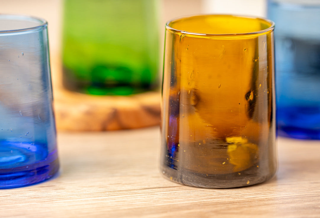 Moroccan Cone Glassware Set of 6 by Verve Culture