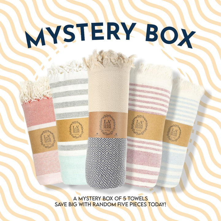 A Big Mystery Box of 5 Peshtemals! Save BIG with Random 5 pieces Today! by La'Hammam