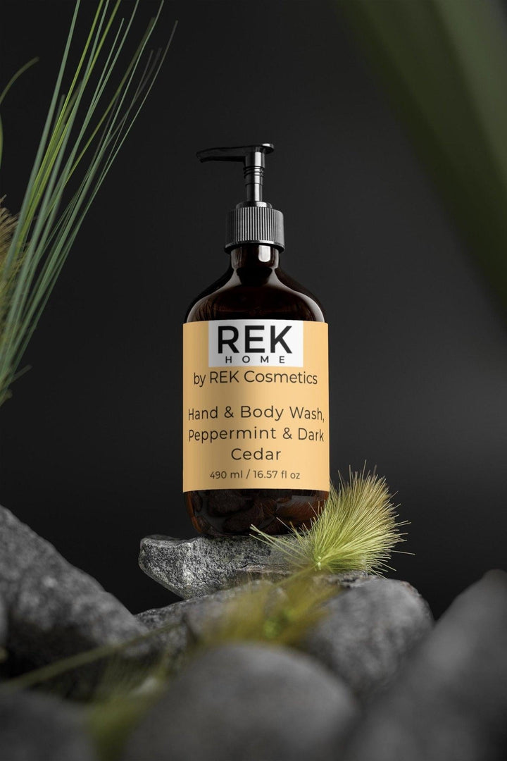 Peppermint & Dark Cedar Hand & Body Wash