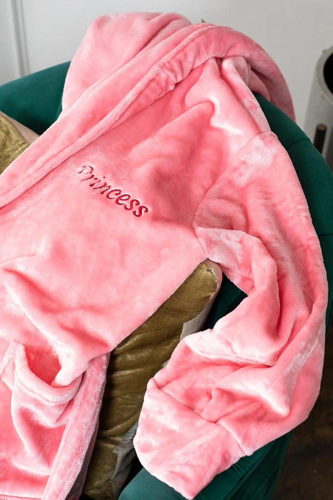 Women's Hooded Plush Robes by Lotus Linen