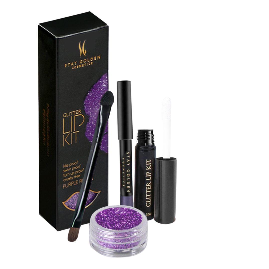Purple Reign Glitter Lip Kit by Stay Golden Cosmetics
