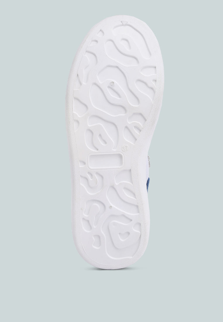 jaxen rhinestones lace up sneakers by London Rag