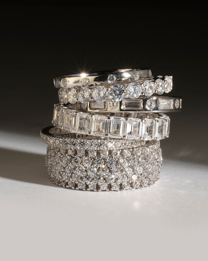 Yvonne CZ Stacking Ring
