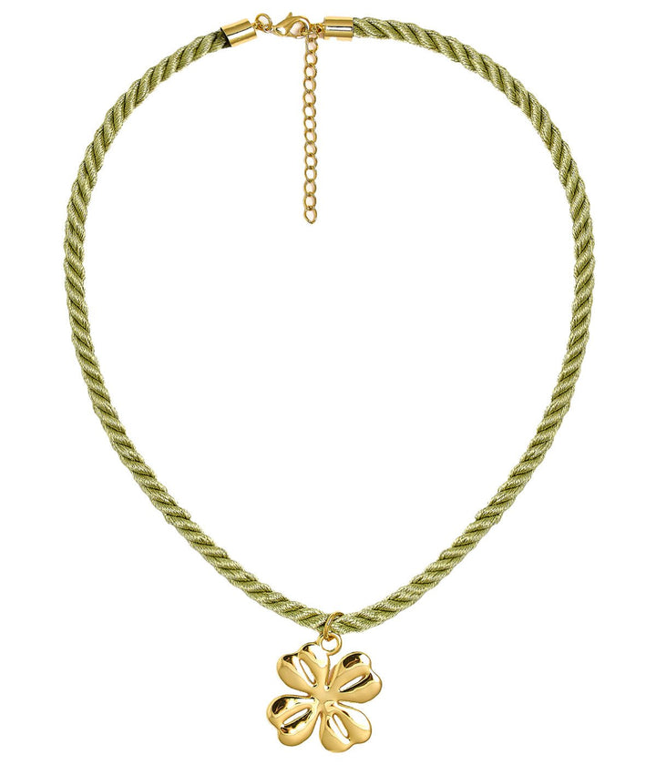 Rope Necklace with Charm