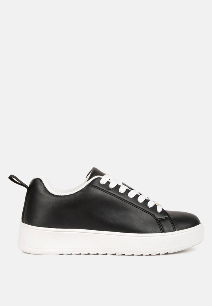 rouxy faux leather sneakers by London Rag