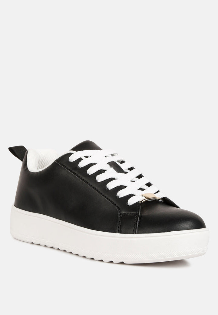 rouxy faux leather sneakers by London Rag