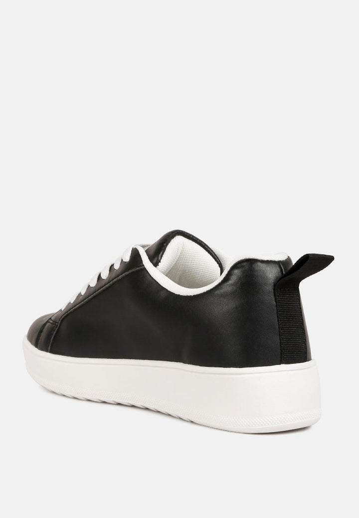 rouxy faux leather sneakers by London Rag