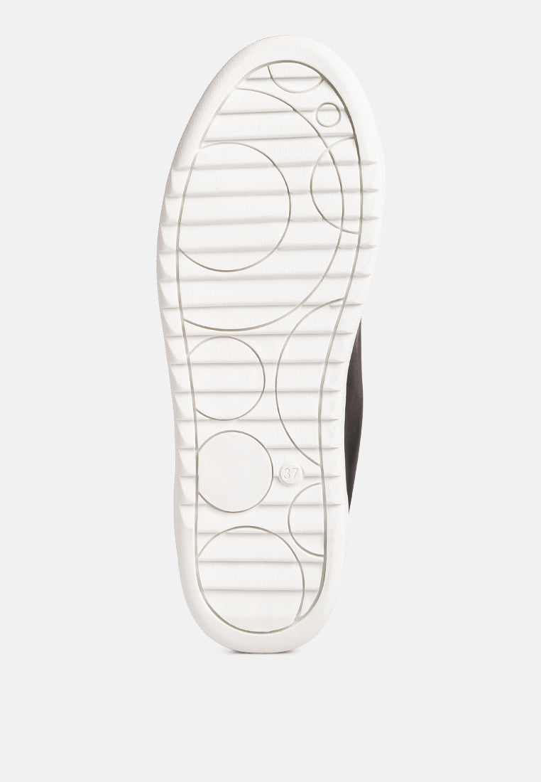 rouxy faux leather sneakers by London Rag