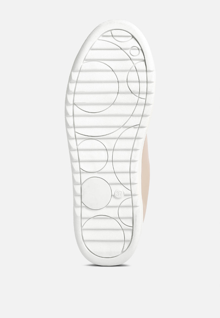 rouxy faux leather sneakers by London Rag