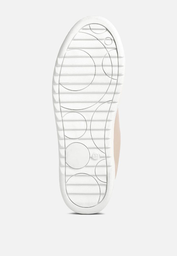 rouxy faux leather sneakers by London Rag