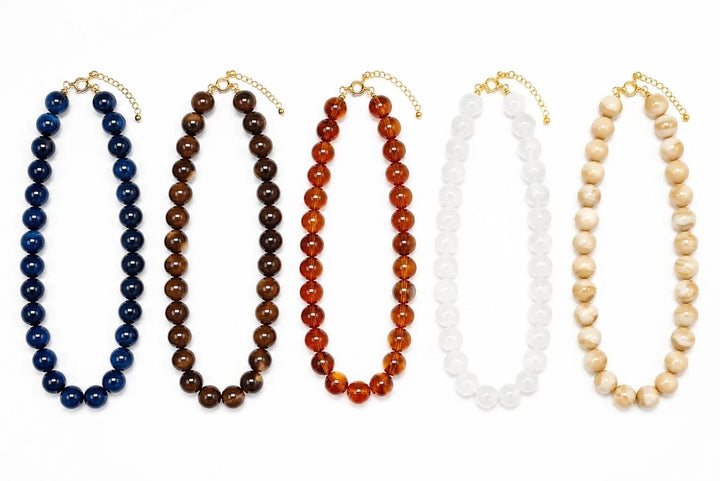 Ryan Beaded Acrylic Necklace