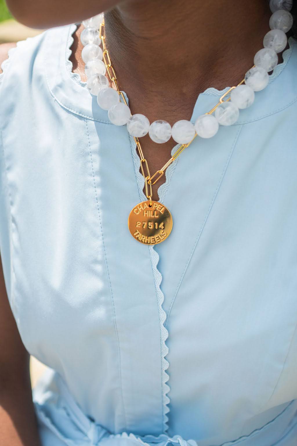 Ryan Beaded Acrylic Necklace