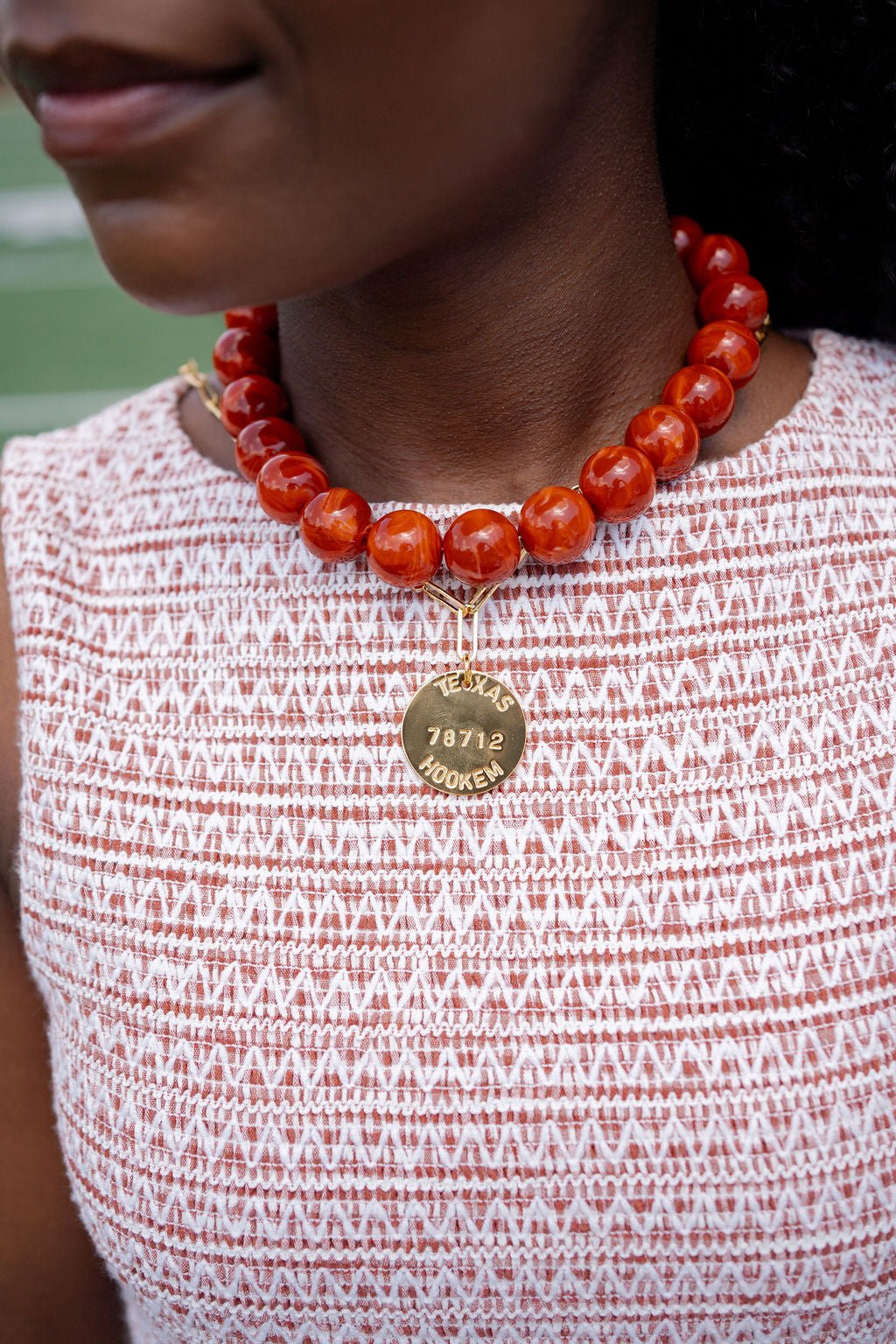 Ryan Beaded Acrylic Necklace