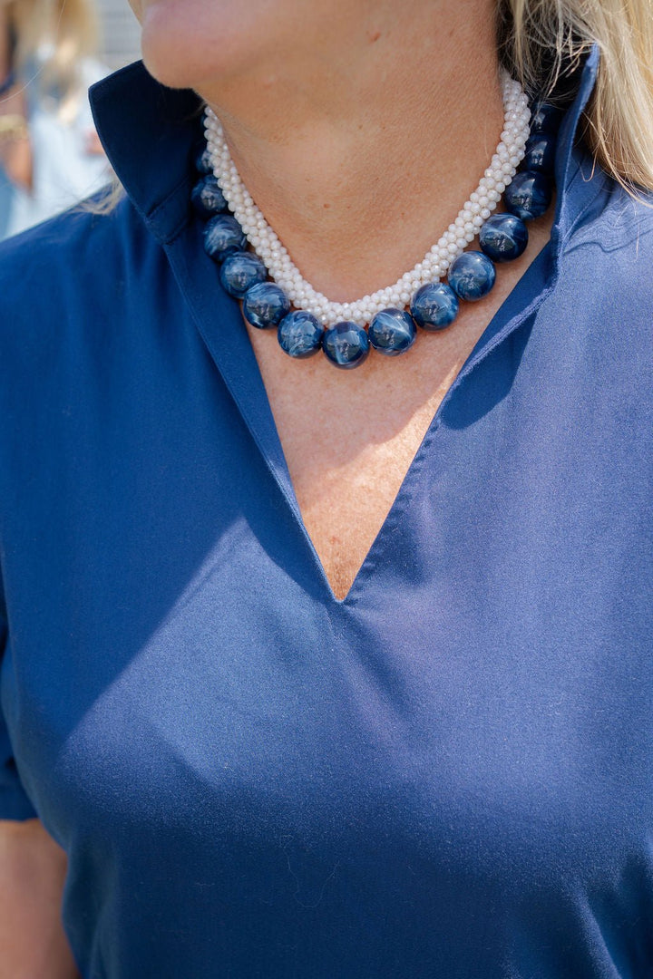 Ryan Beaded Acrylic Necklace