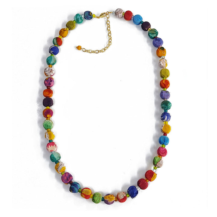 Kantha Bead Necklace
