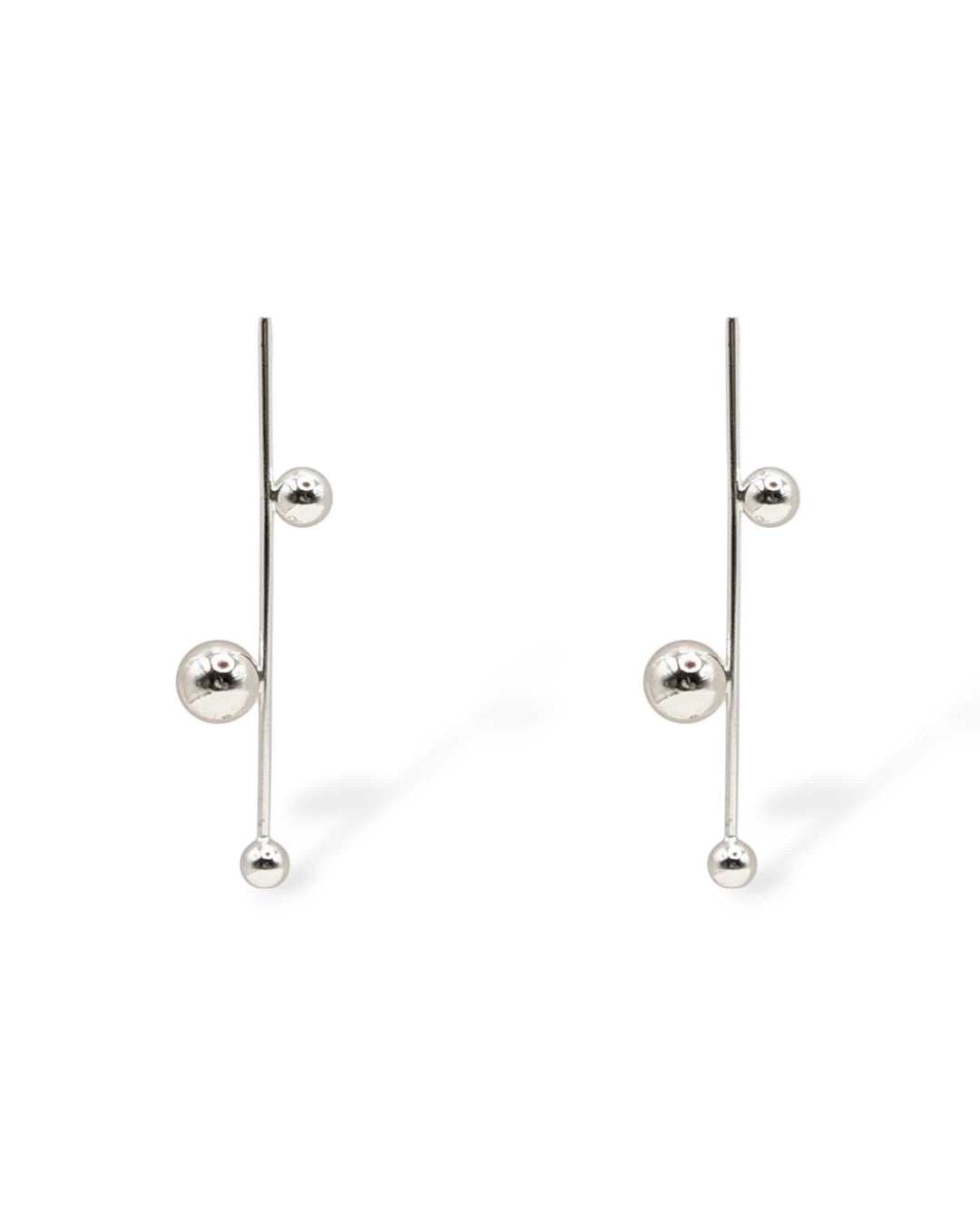Sawyer Ball & Bar Drop Earrings