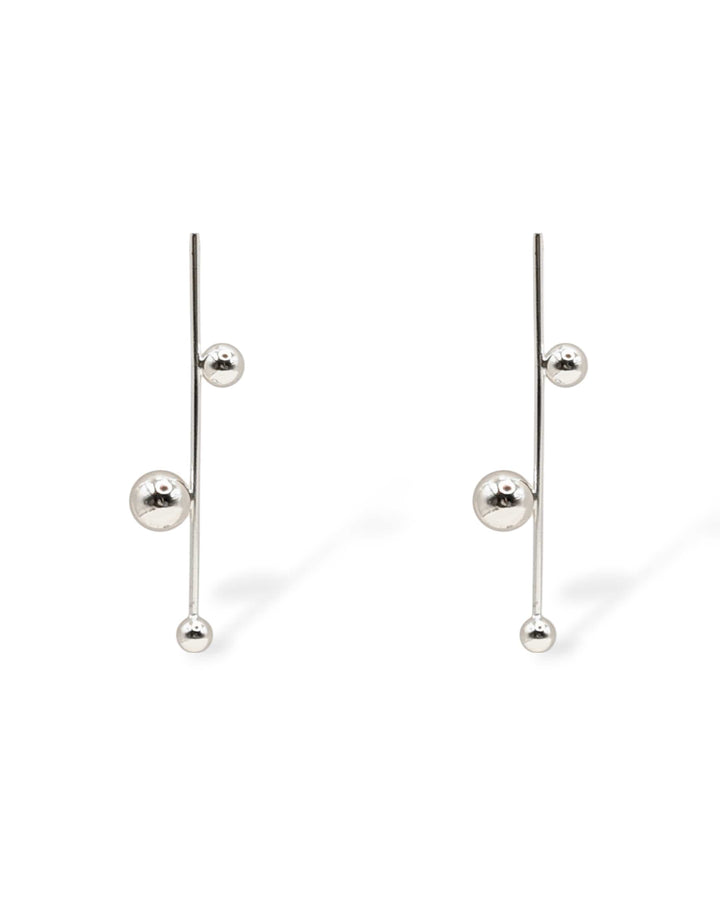 Sawyer Ball & Bar Drop Earrings