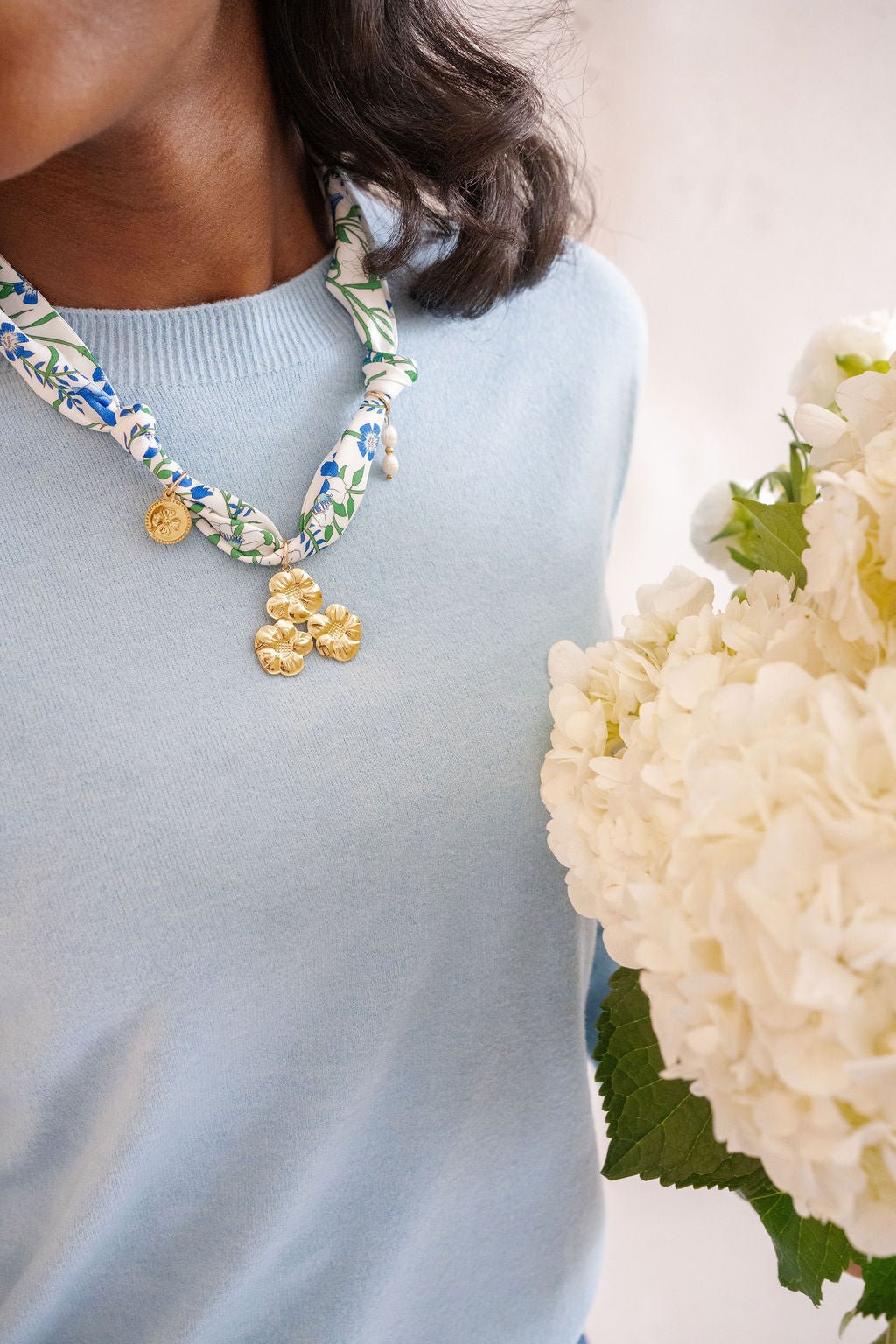 Scarf Necklaces - Spring