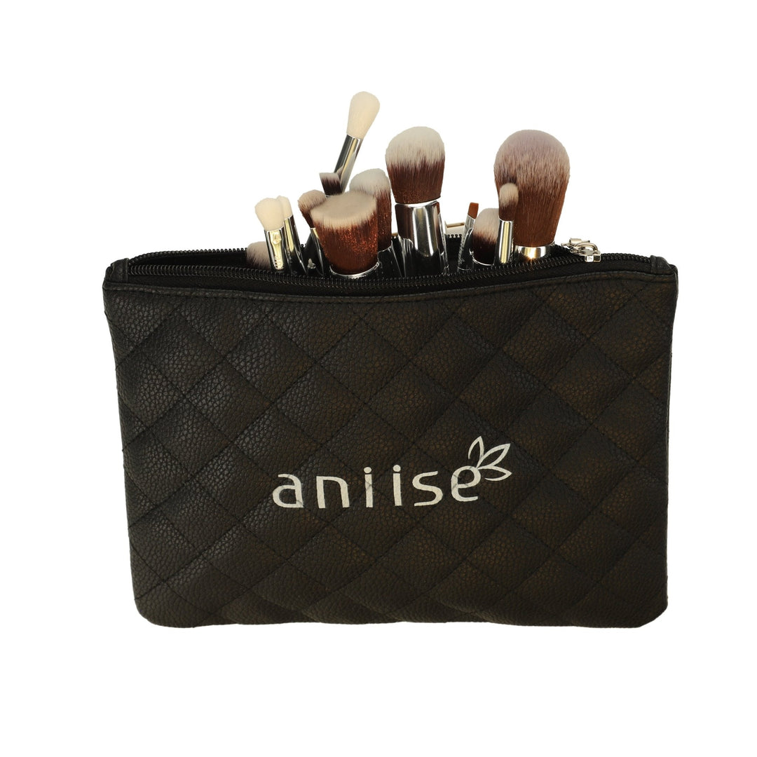 Set of 15 Professional Synthetic Makeup Brushes by Aniise