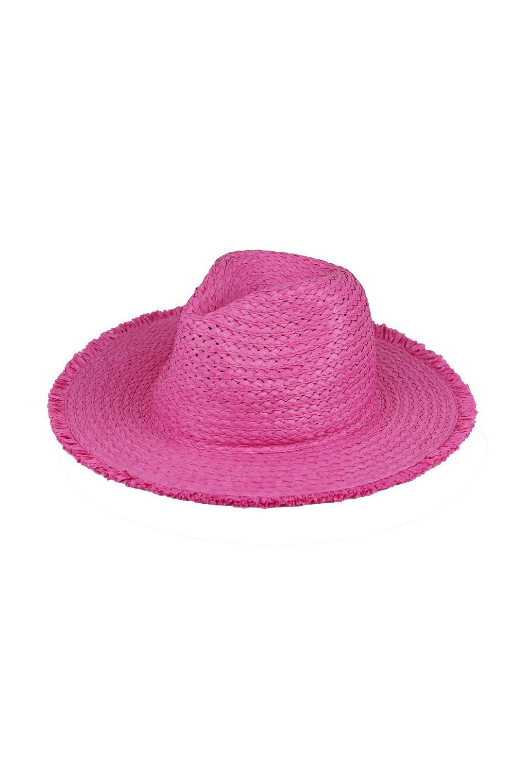 Straw Fringed Panama Hat by Embellish Your Life