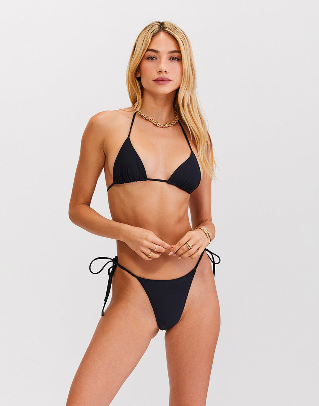 Le Triangle Top - Jet Black by Sunkissed