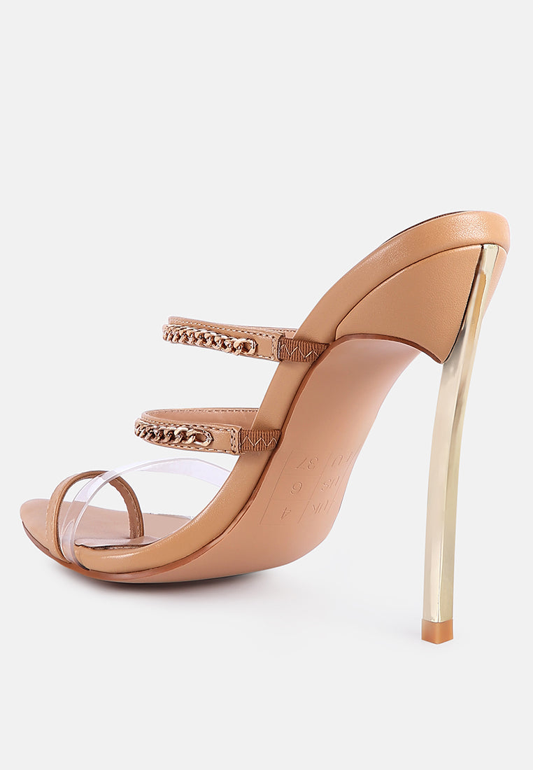 tickle me toe ring stiletto sandals by London Rag