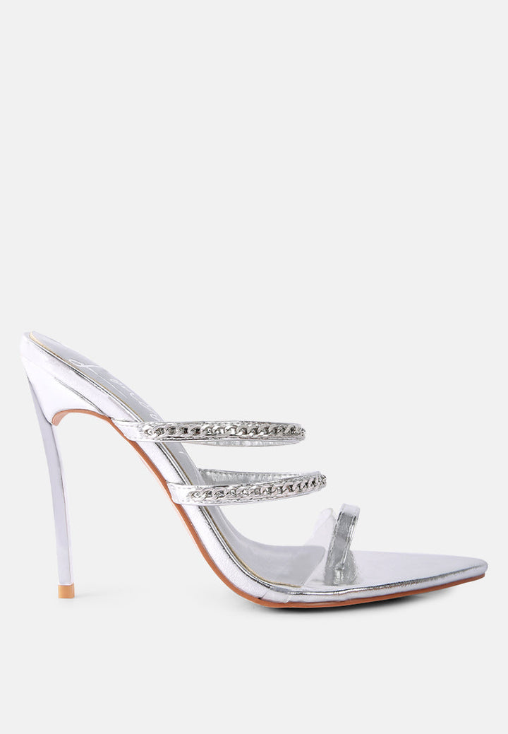 tickle me toe ring stiletto sandals by London Rag