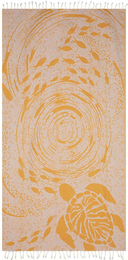 Tourbillon Turkish Towel - Jaune - Sun Drunk
