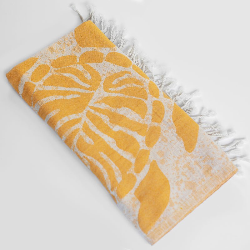 Tourbillon Turkish Towel - Jaune - Sun Drunk
