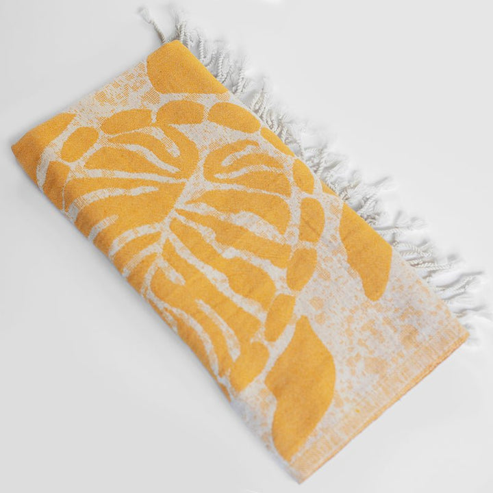 Tourbillon Turkish Towel - Jaune - Sun Drunk